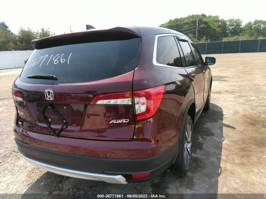 2019 HONDA PILOT EX - 5FNYF6H37KB062437