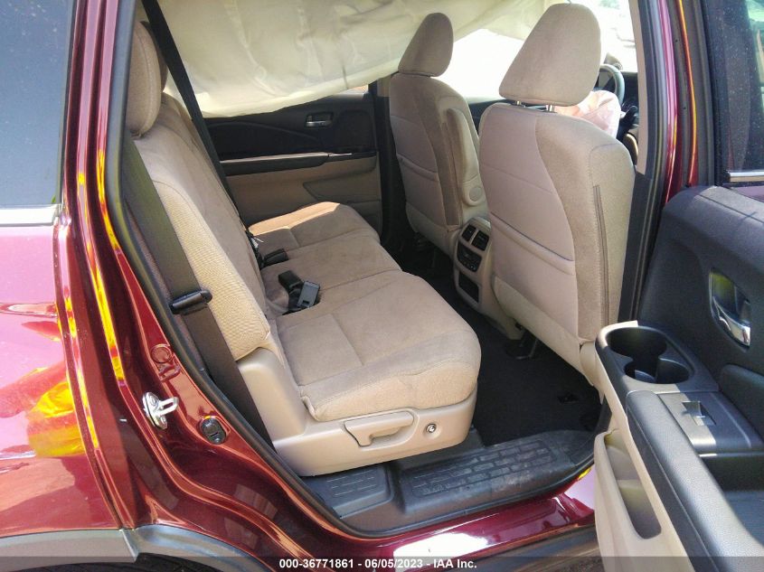 2019 HONDA PILOT EX - 5FNYF6H37KB062437