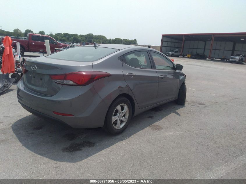 2014 HYUNDAI ELANTRA SE - 5NPDH4AE6EH513792