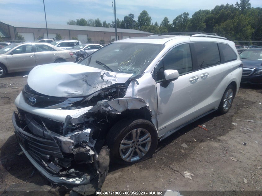 VIN 5TDESKFC1MS003280 2021 TOYOTA SIENNA LIMITED/PLATINUM