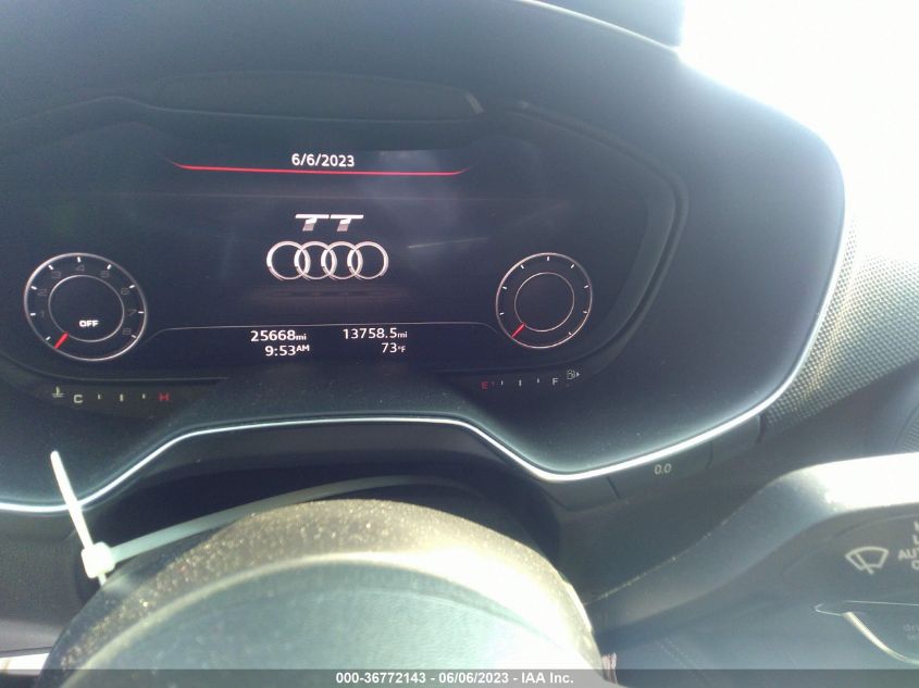 2019 AUDI TT ROADSTER TRUTECFV8K1009289