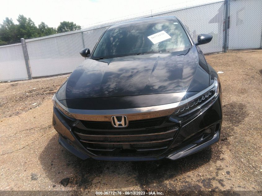 2021 HONDA ACCORD SEDAN SPORT - 1HGCV1F38MA102573