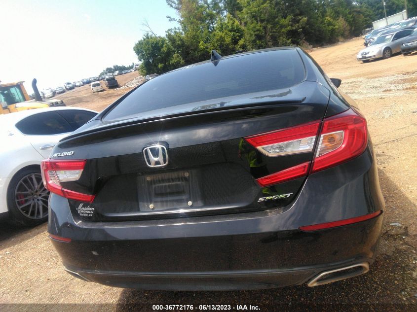 2021 HONDA ACCORD SEDAN SPORT - 1HGCV1F38MA102573