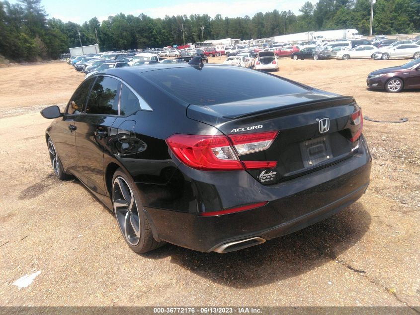2021 HONDA ACCORD SEDAN SPORT - 1HGCV1F38MA102573