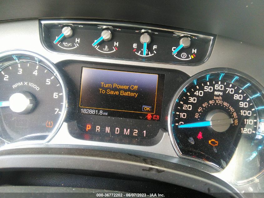 2013 FORD F-150 XL/XLT/FX4/LARIAT - 1FTFW1ET3DFB66307