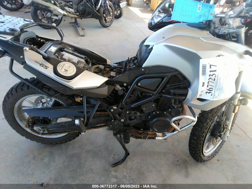 2012 BMW F650 GS WB1022807CZ062616