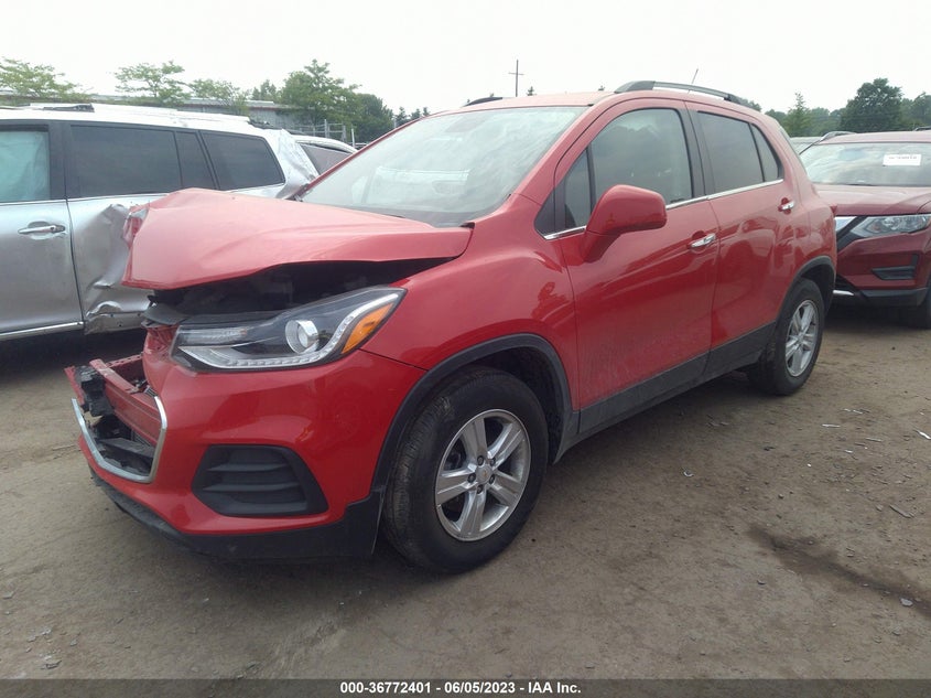VIN KL7CJLSB2LB340654 2020 CHEVROLET TRAX LT