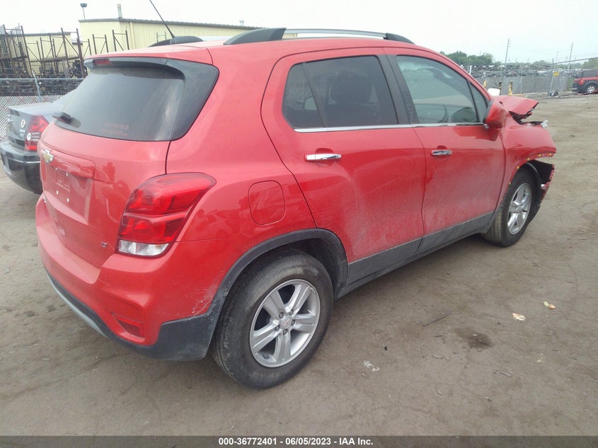 VIN KL7CJLSB2LB340654 2020 CHEVROLET TRAX LT