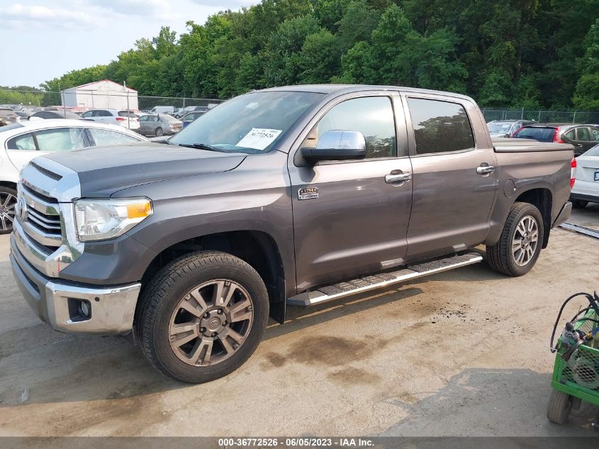 2016 TOYOTA TUNDRA 4WD TRUCK PLATINUM/1794 5TFAW5F12GX536580