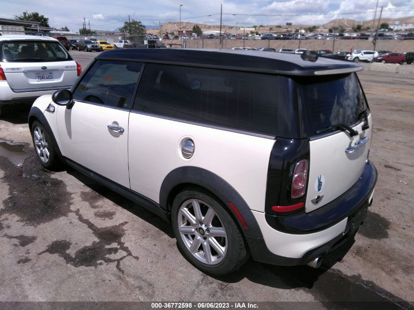 2013 MINI COOPER CLUBMAN S WMWZG3C51DT800125