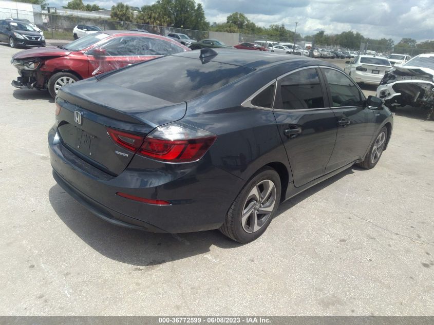 2019 HONDA INSIGHT EX - 19XZE4F51KE015653