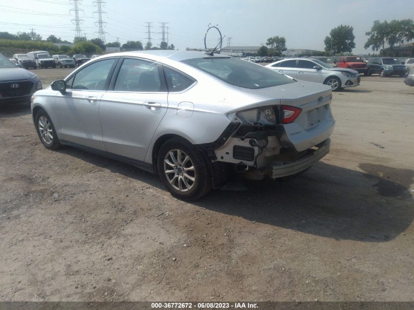 2016 FORD FUSION S - 3FA6P0G70GR283685