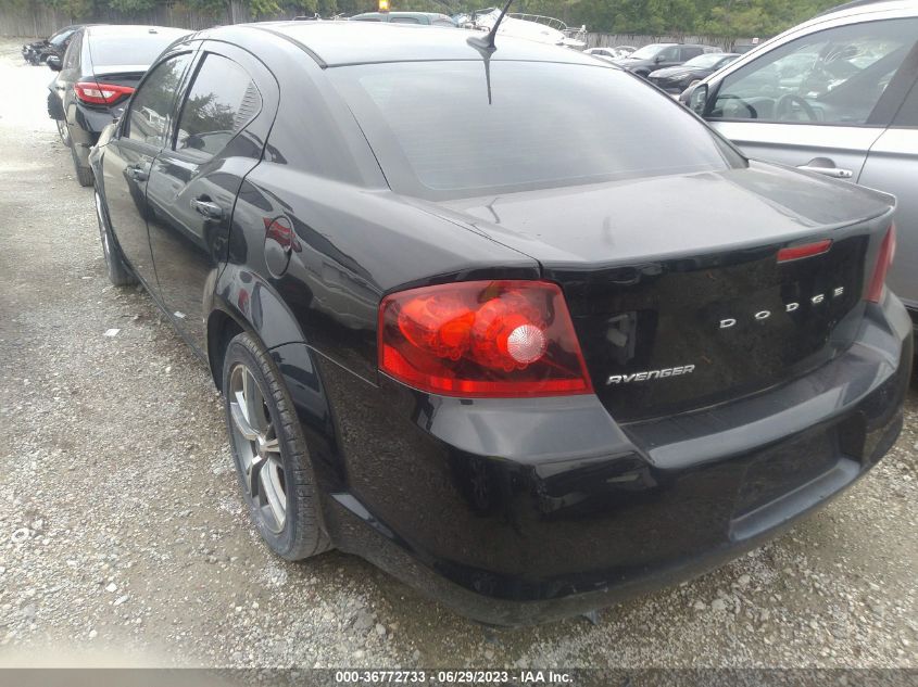 2013 DODGE AVENGER SE 1C3CDZAB6DN564495