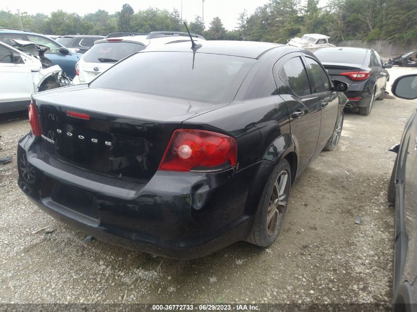 2013 DODGE AVENGER SE 1C3CDZAB6DN564495