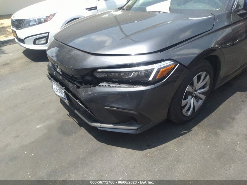 2023 HONDA CIVIC SEDAN LX - 2HGFE2F20PH541623