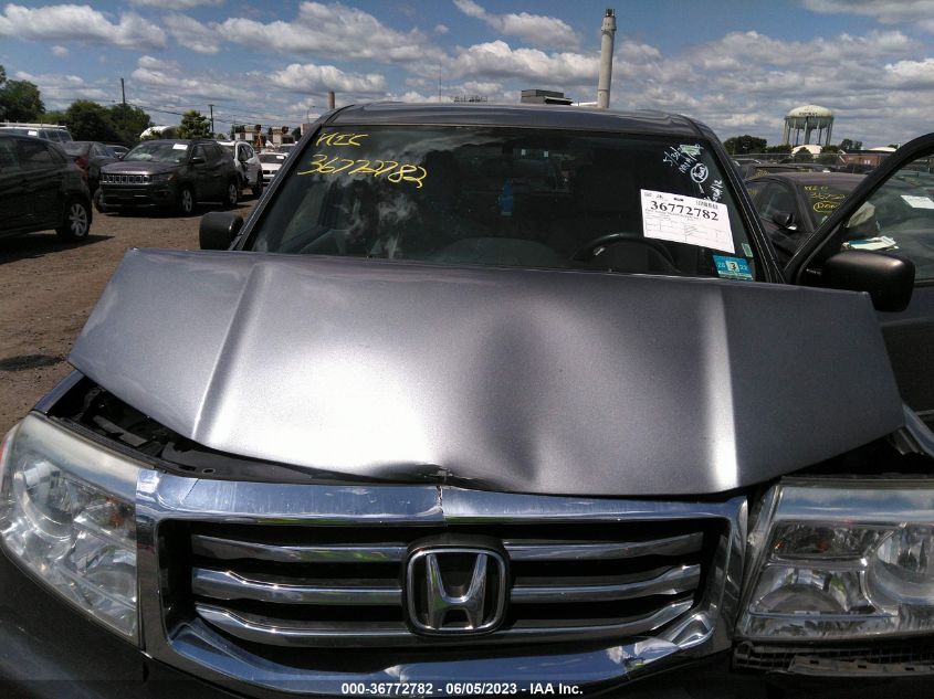 2013 HONDA PILOT LX - 5FNYF4H23DB044581