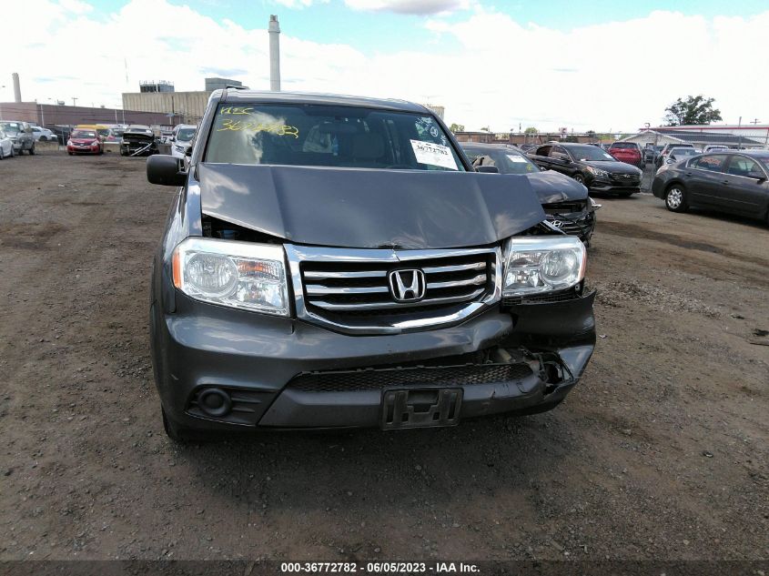 2013 HONDA PILOT LX - 5FNYF4H23DB044581