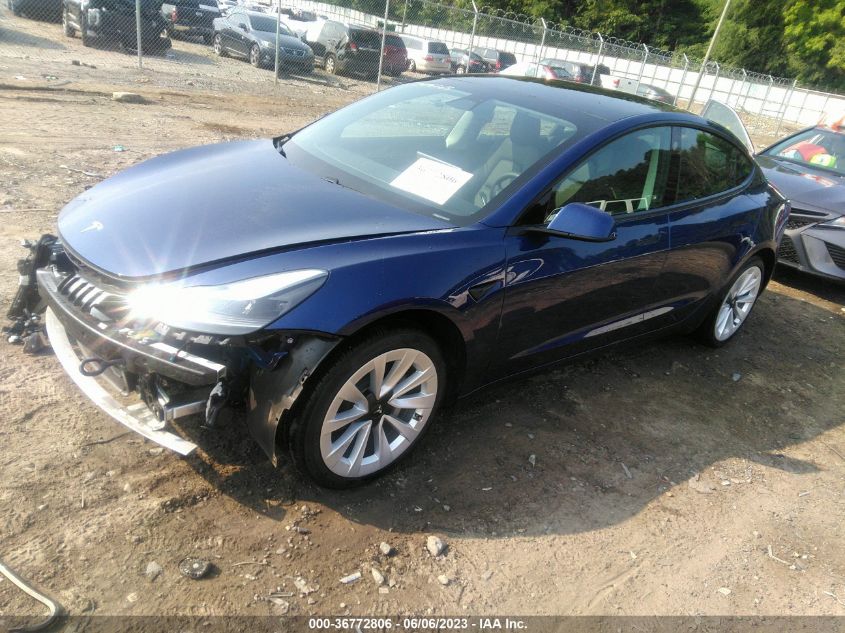 2021 TESLA MODEL 3 LONG RANGE - 5YJ3E1EB9MF045153