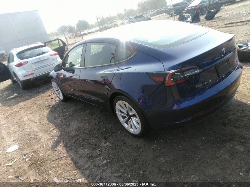 2021 TESLA MODEL 3 LONG RANGE - 5YJ3E1EB9MF045153