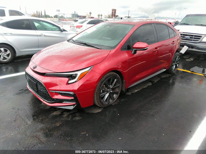VIN JTDT4MCE3PJ100405 2023 TOYOTA COROLLA XSE