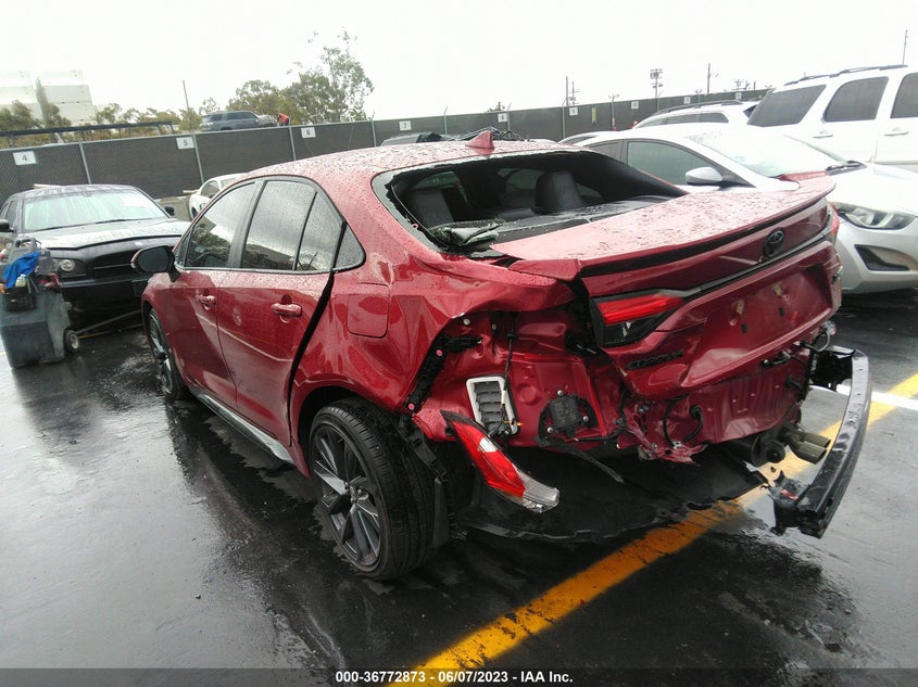 VIN JTDT4MCE3PJ100405 2023 TOYOTA COROLLA XSE