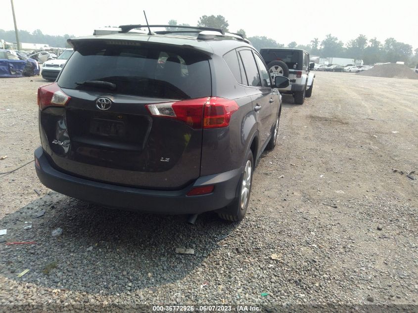 2014 TOYOTA RAV4 LE - JTMZFREV2EJ002509