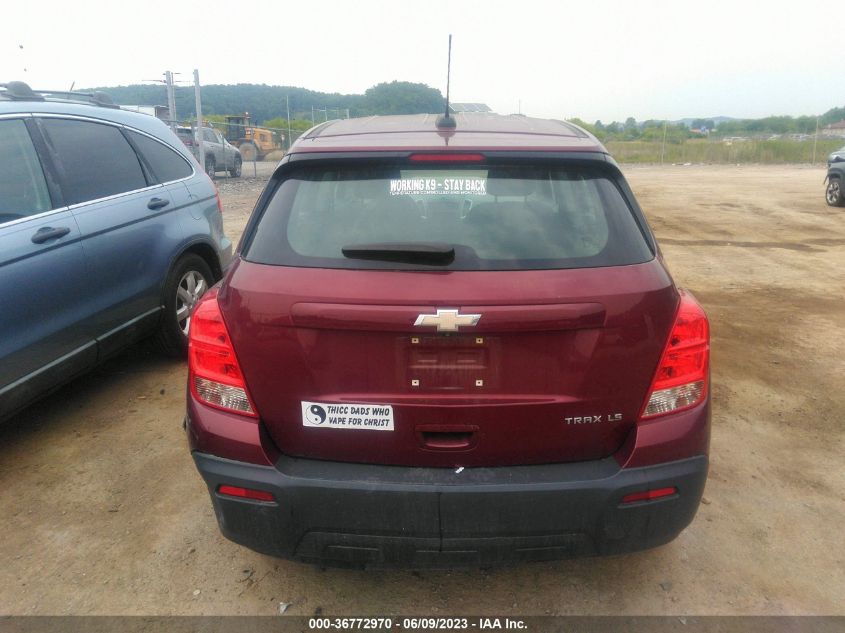 2016 CHEVROLET TRAX LS - 3GNCJKSB6GL137162