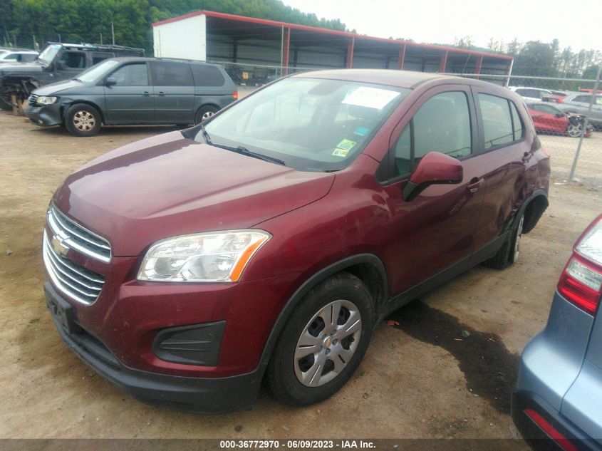 2016 CHEVROLET TRAX LS - 3GNCJKSB6GL137162