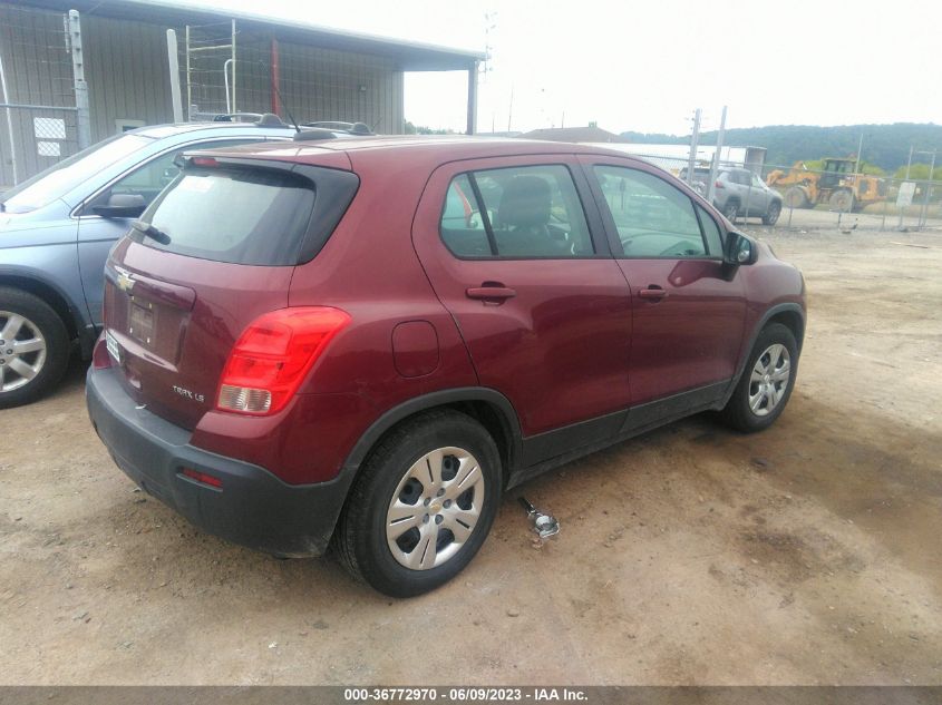 2016 CHEVROLET TRAX LS - 3GNCJKSB6GL137162
