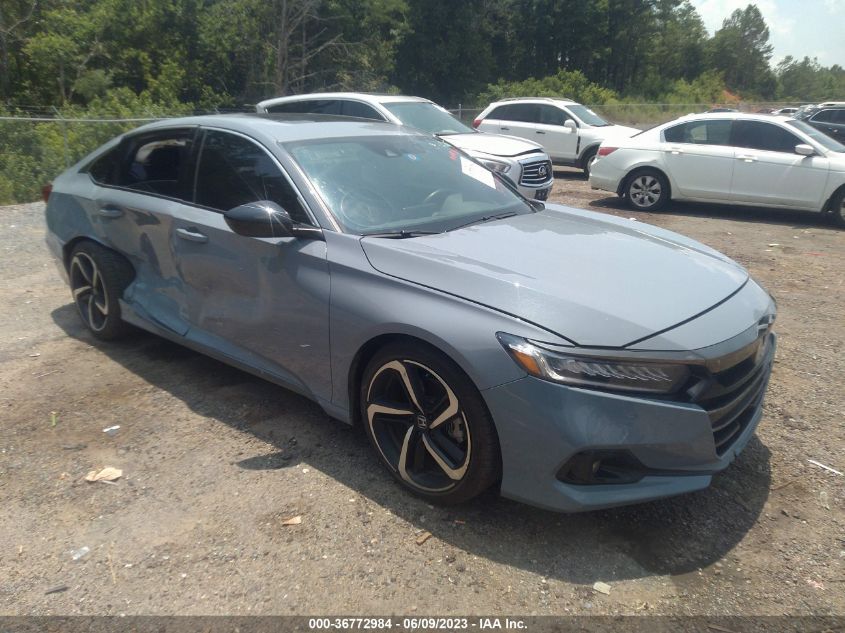 2022 HONDA ACCORD SEDAN SPORT - 1HGCV2F39NA013876