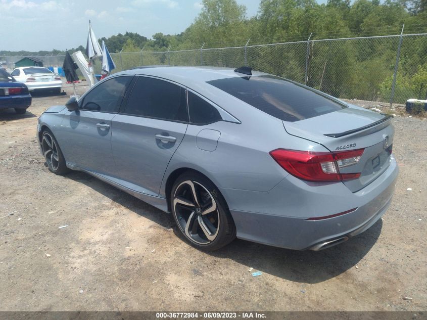 2022 HONDA ACCORD SEDAN SPORT - 1HGCV2F39NA013876