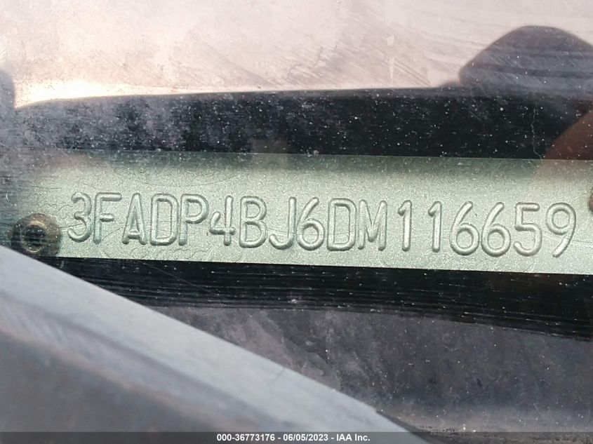 2013 FORD FIESTA SE - 3FADP4BJ6DM116659