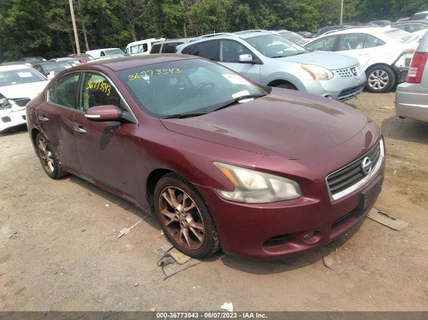 2013 NISSAN MAXIMA S/SV - 1N4AA5AP5DC800491