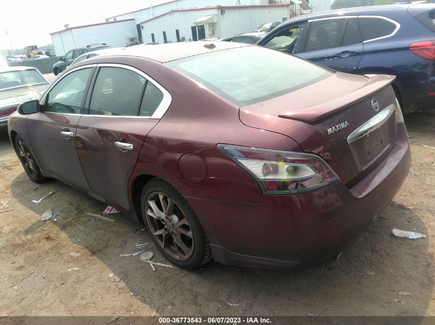 2013 NISSAN MAXIMA S/SV - 1N4AA5AP5DC800491