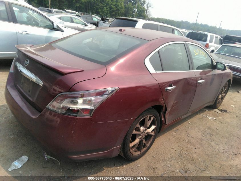 2013 NISSAN MAXIMA S/SV - 1N4AA5AP5DC800491