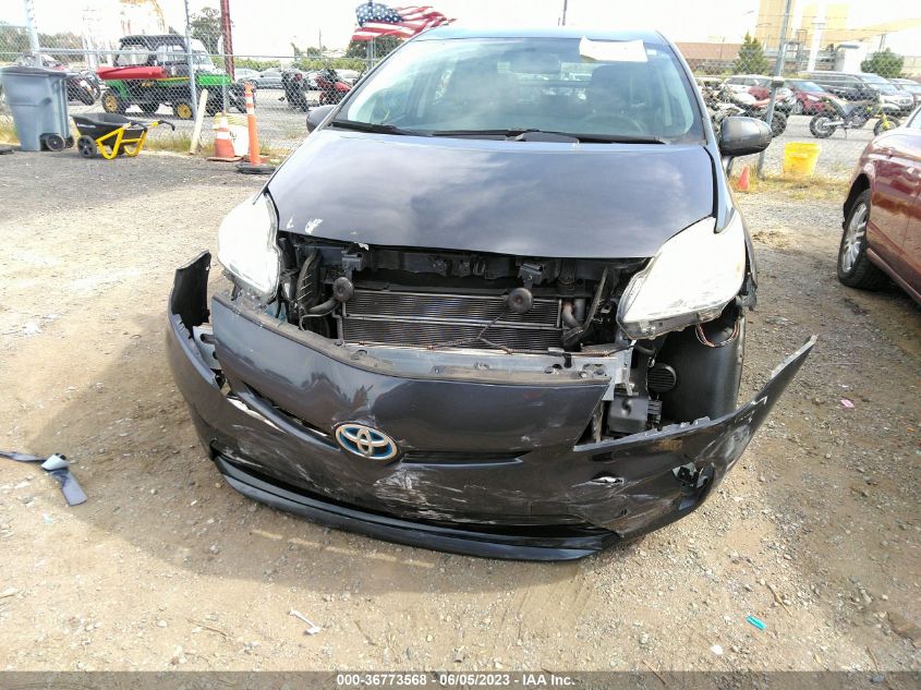 2013 TOYOTA PRIUS ONE/TWO/THREE/FOUR/FIVE - JTDKN3DU3D1656962