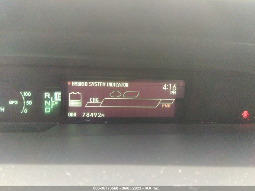 2013 TOYOTA PRIUS ONE/TWO/THREE/FOUR/FIVE - JTDKN3DU3D1656962