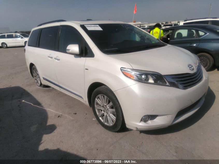 2017 TOYOTA SIENNA XLE - 5TDDZ3DC8HS179166