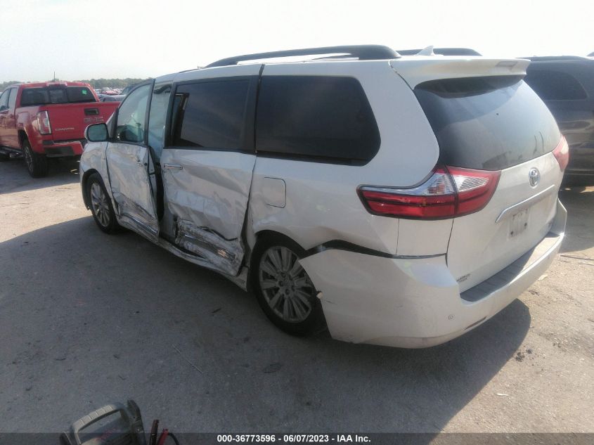 2017 TOYOTA SIENNA XLE - 5TDDZ3DC8HS179166