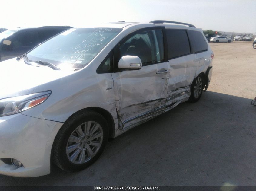2017 TOYOTA SIENNA XLE - 5TDDZ3DC8HS179166