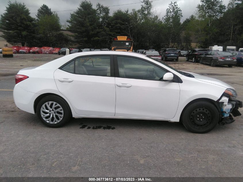 2019 TOYOTA COROLLA LE - 2T1BURHE0KC193082