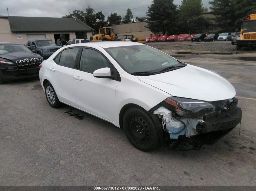 2019 TOYOTA COROLLA LE - 2T1BURHE0KC193082