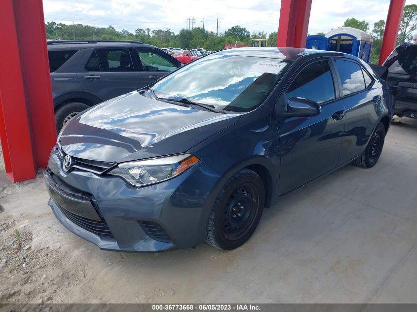 2016 TOYOTA COROLLA L/LE/S/S PLUS/LE PLUS - 2T1BURHE8GC598694