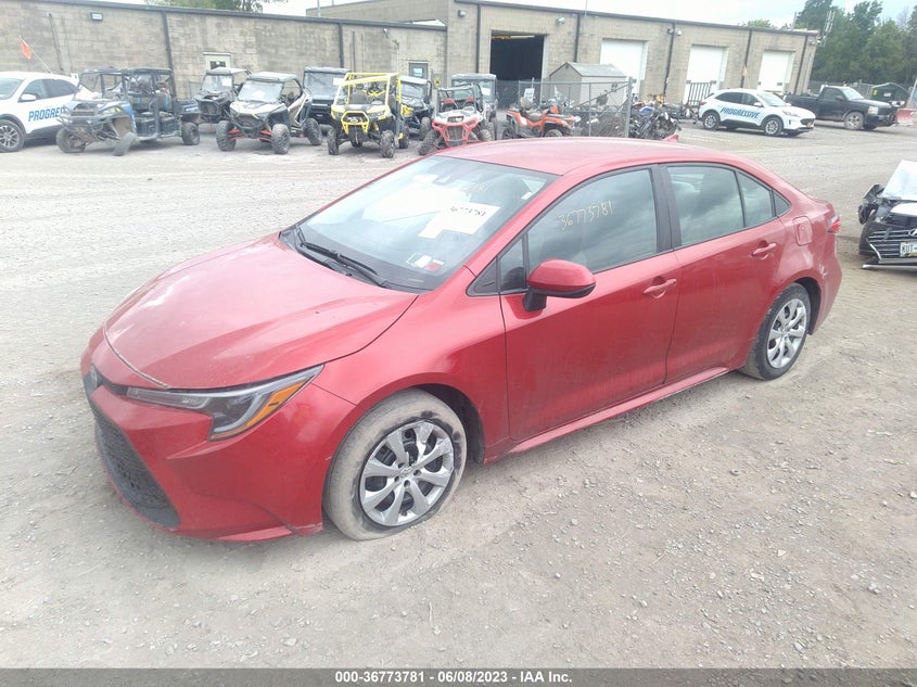 VIN 5YFEPMAE8MP220081 2021 TOYOTA COROLLA LE