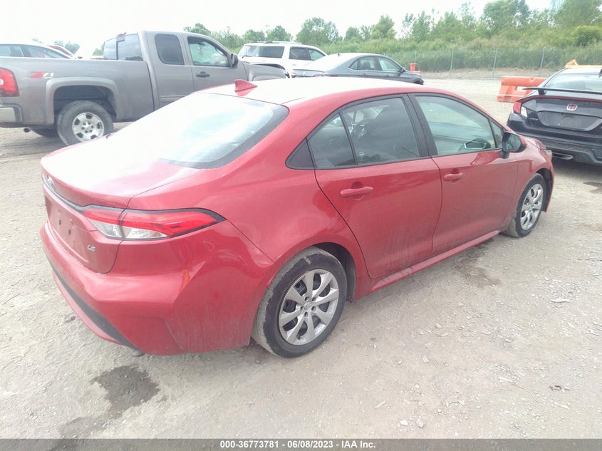 VIN 5YFEPMAE8MP220081 2021 TOYOTA COROLLA LE