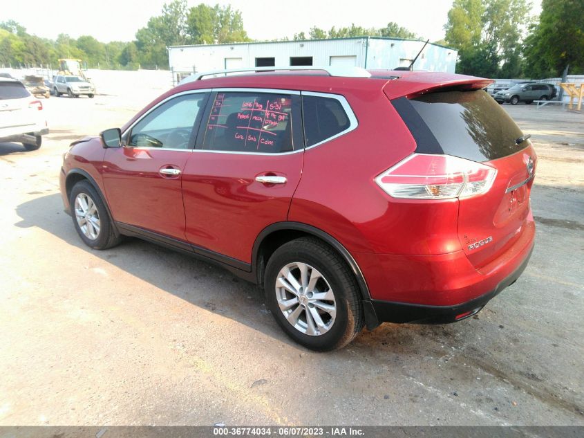 2015 NISSAN ROGUE S/SL/SV - KNMAT2MT5FP567767