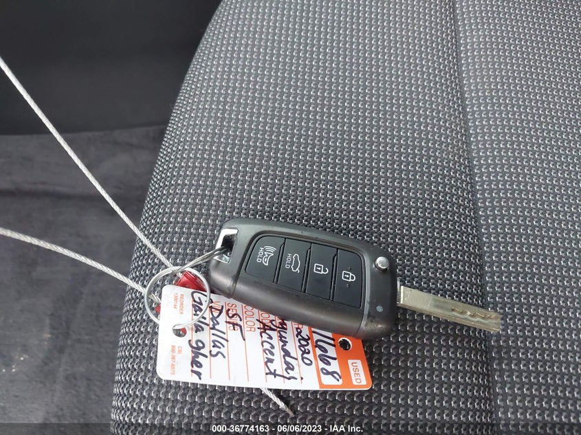 VIN 3KPC24A68LE111828 2020 HYUNDAI ACCENT SEL