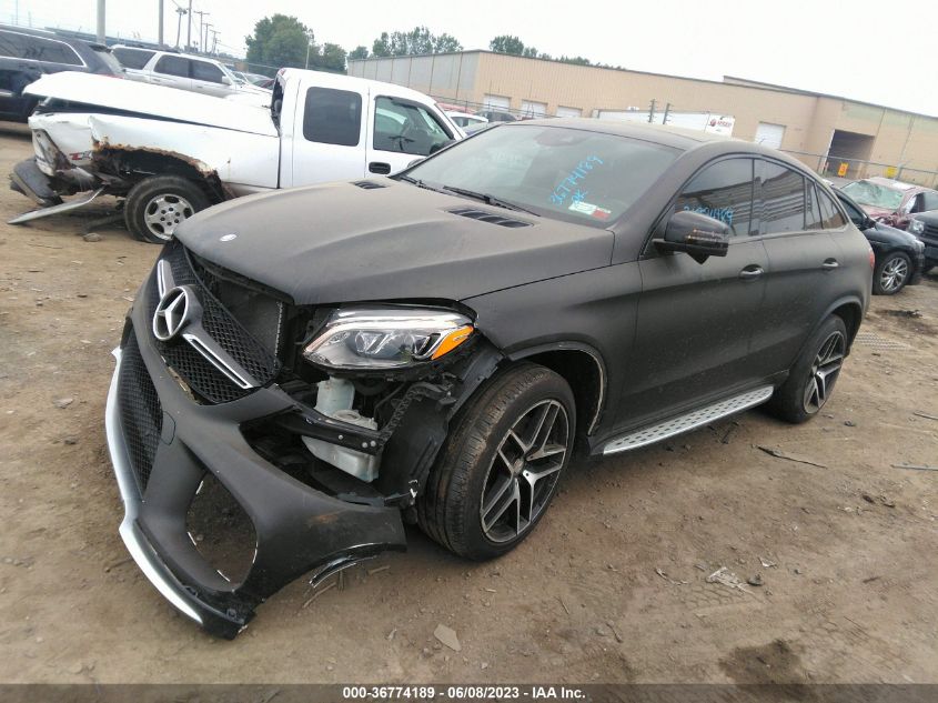2016 MERCEDES-BENZ GLE COUPE 450 4MATIC 4JGED6EB2GA023383