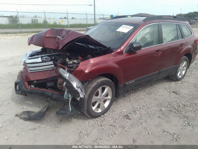 2014 SUBARU OUTBACK 2.5I - 4S4BRBAC1E3201216