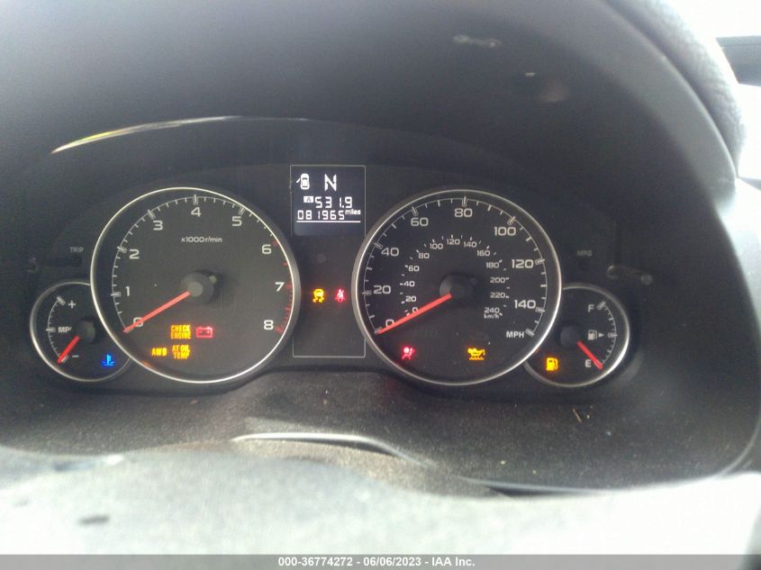 2014 SUBARU OUTBACK 2.5I - 4S4BRBAC1E3201216